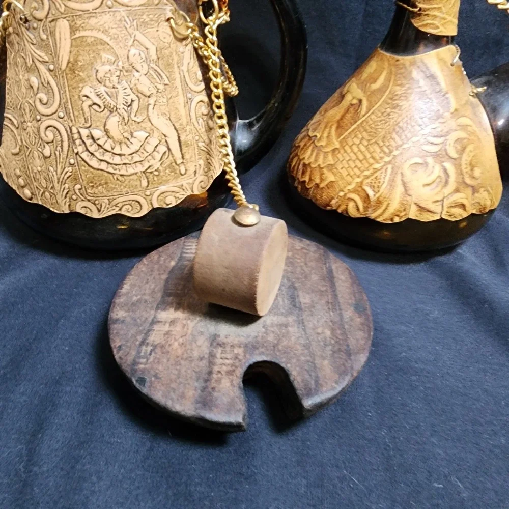 Amber Spanish porrón‎ set Of 5